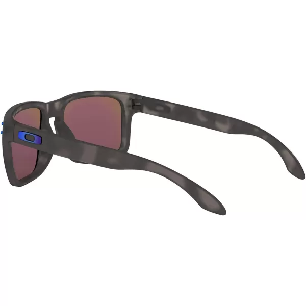 imageOakley Mens Oo9244 Holbrook Low Bridge Fit Rectangular SunglassesMatte Black TortoisePrizm Sapphire Iridium Polarized