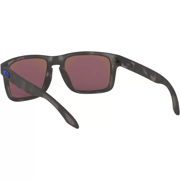imageOakley Mens Oo9244 Holbrook Low Bridge Fit Rectangular SunglassesMatte Black TortoisePrizm Sapphire Iridium Polarized