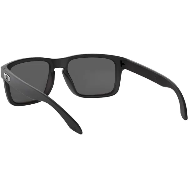 imageOakley Mens Oo9244 Holbrook Low Bridge Fit Rectangular SunglassesMatte BlackPrizm Black