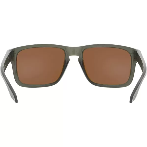 imageOakley Mens Oo9244 Holbrook Low Bridge Fit Rectangular SunglassesOlive InkPrizm Tungsten Polarized