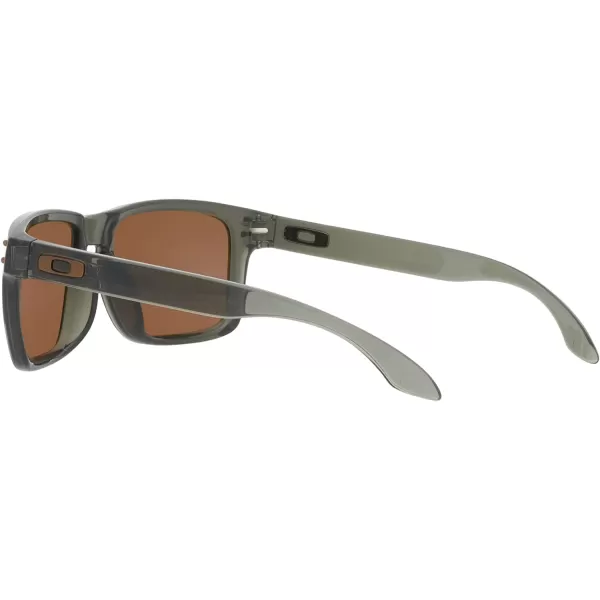 imageOakley Mens Oo9244 Holbrook Low Bridge Fit Rectangular SunglassesOlive InkPrizm Tungsten Polarized