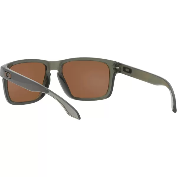 imageOakley Mens Oo9244 Holbrook Low Bridge Fit Rectangular SunglassesOlive InkPrizm Tungsten Polarized