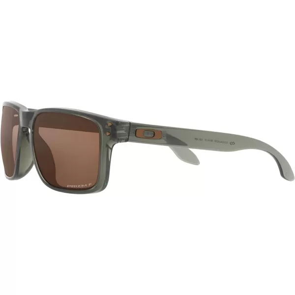 imageOakley Mens Oo9244 Holbrook Low Bridge Fit Rectangular SunglassesOlive InkPrizm Tungsten Polarized