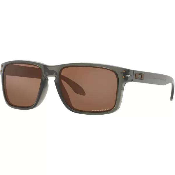 imageOakley Mens Oo9244 Holbrook Low Bridge Fit Rectangular SunglassesOlive InkPrizm Tungsten Polarized