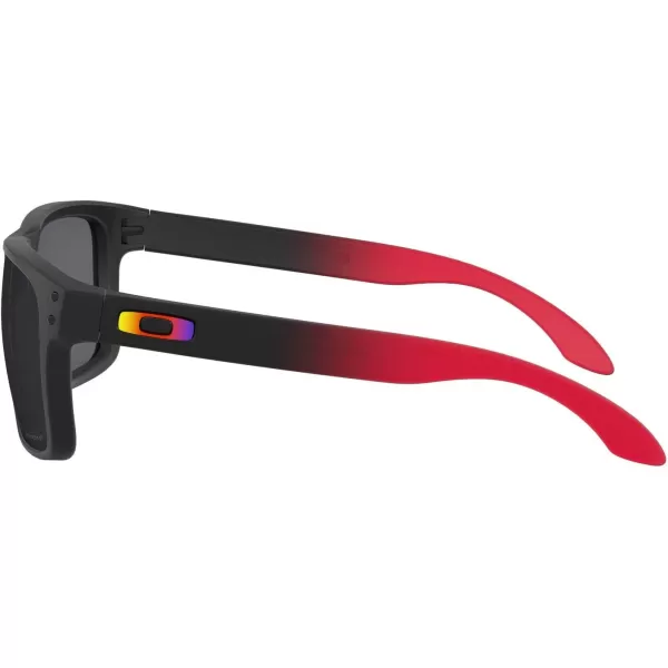 imageOakley Mens Oo9244 Holbrook Low Bridge Fit Rectangular SunglassesRuby FadePrizm Black Polarized