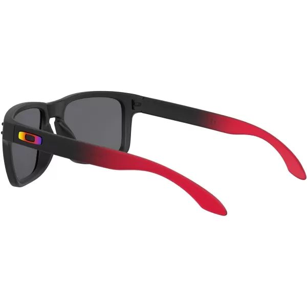 imageOakley Mens Oo9244 Holbrook Low Bridge Fit Rectangular SunglassesRuby FadePrizm Black Polarized