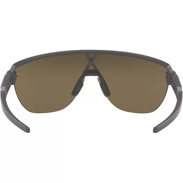 imageOakley Mens Oo9248a Corridor Low Bridge Fit Rectangular SunglassesMatte CarbonPrizm 24k