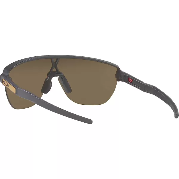 imageOakley Mens Oo9248a Corridor Low Bridge Fit Rectangular SunglassesMatte CarbonPrizm 24k
