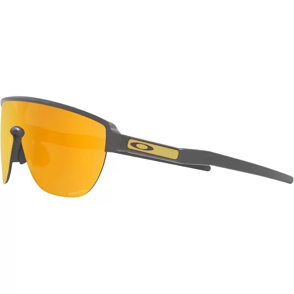 imageOakley Mens Oo9248a Corridor Low Bridge Fit Rectangular SunglassesMatte CarbonPrizm 24k