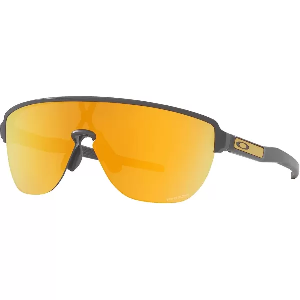 imageOakley Mens Oo9248a Corridor Low Bridge Fit Rectangular SunglassesMatte CarbonPrizm 24k