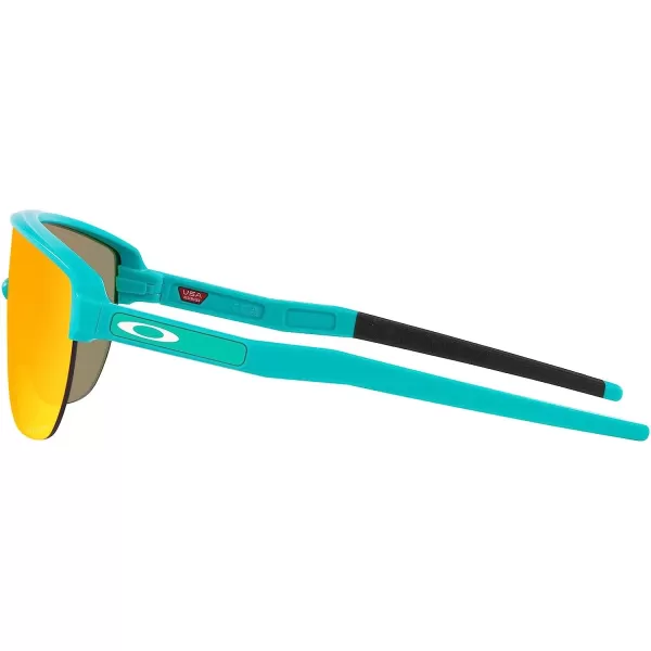imageOakley Mens Oo9248a Corridor Low Bridge Fit Rectangular SunglassesMatte CelestePrizm Ruby