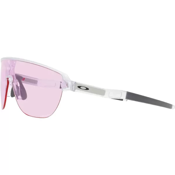 imageOakley Mens Oo9248a Corridor Low Bridge Fit Rectangular SunglassesMatte ClearPrizm Lowlight