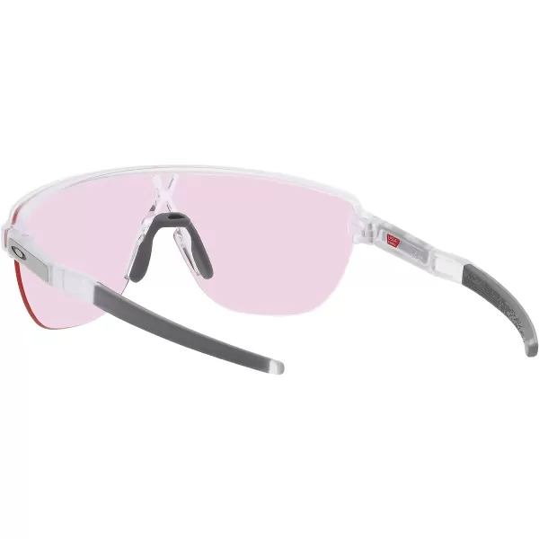 imageOakley Mens Oo9248a Corridor Low Bridge Fit Rectangular SunglassesMatte ClearPrizm Lowlight