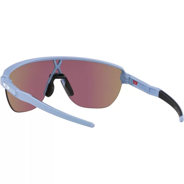 imageOakley Mens Oo9248a Corridor Low Bridge Fit Rectangular SunglassesMatte StonewashPrizm Sapphire