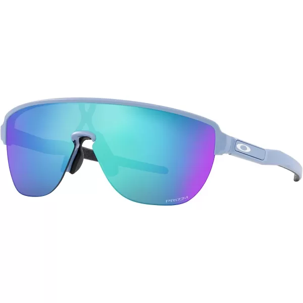 imageOakley Mens Oo9248a Corridor Low Bridge Fit Rectangular SunglassesMatte StonewashPrizm Sapphire