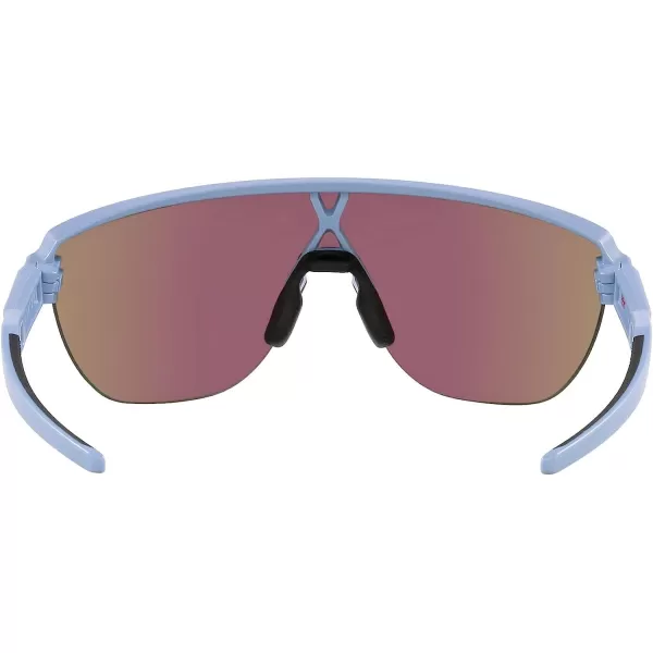 imageOakley Mens Oo9248a Corridor Low Bridge Fit Rectangular SunglassesMatte StonewashPrizm Sapphire