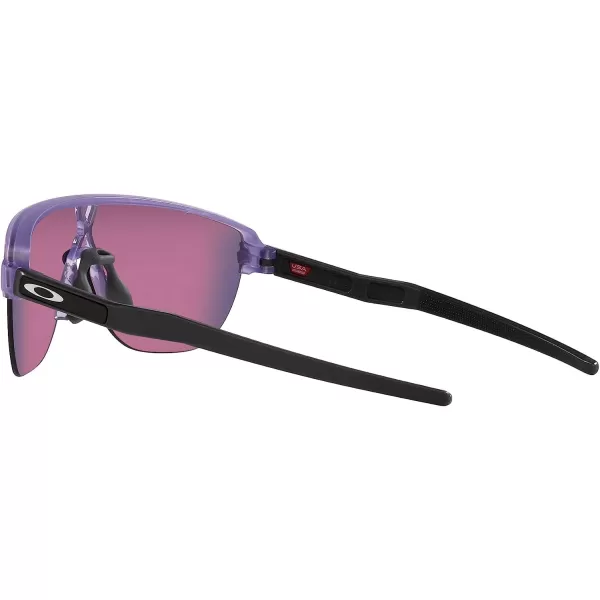 imageOakley Mens Oo9248a Corridor Low Bridge Fit Rectangular SunglassesMatte Transparent LilacPrizm Road