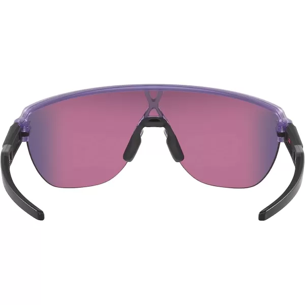 imageOakley Mens Oo9248a Corridor Low Bridge Fit Rectangular SunglassesMatte Transparent LilacPrizm Road