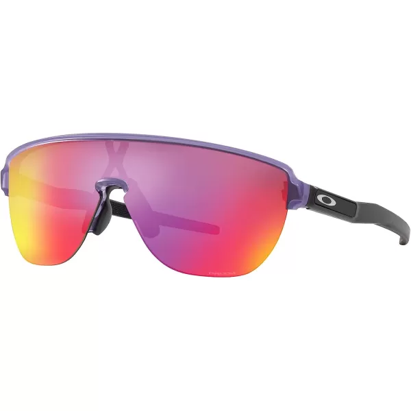 imageOakley Mens Oo9248a Corridor Low Bridge Fit Rectangular SunglassesMatte Transparent LilacPrizm Road