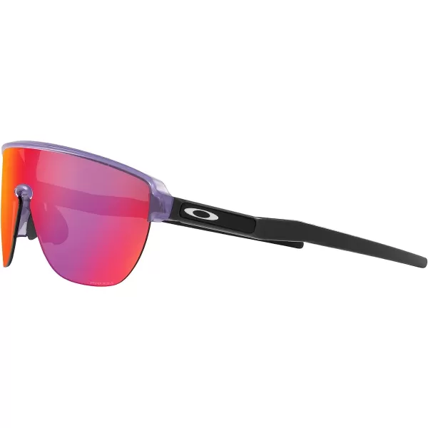 imageOakley Mens Oo9248a Corridor Low Bridge Fit Rectangular SunglassesMatte Transparent LilacPrizm Road