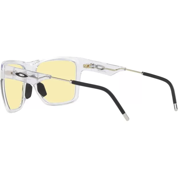 imageOakley Mens Oo9249 Nxtlvl Rectangular SunglassesPolished ClearPrizm Gaming
