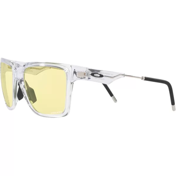 imageOakley Mens Oo9249 Nxtlvl Rectangular SunglassesPolished ClearPrizm Gaming
