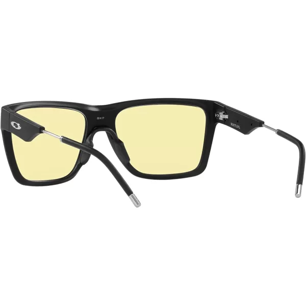 imageOakley Mens Oo9249 Nxtlvl Rectangular SunglassesSatin BlackPrizm Gaming
