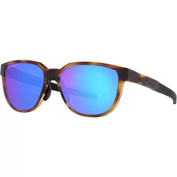 imageOakley Mens Oo9250a Actuator Low Bridge Fit Rectangular SunglassesBrown TortoisePrizm Sapphire Polarized