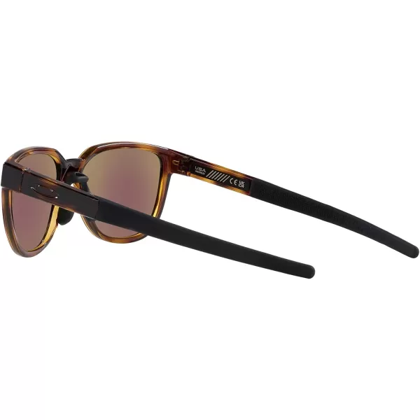 imageOakley Mens Oo9250a Actuator Low Bridge Fit Rectangular SunglassesBrown TortoisePrizm Sapphire Polarized