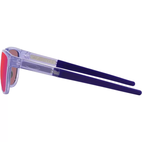 imageOakley Mens Oo9250a Actuator Low Bridge Fit Rectangular SunglassesTransparent LilacPrizm Road