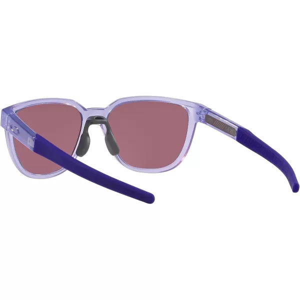 imageOakley Mens Oo9250a Actuator Low Bridge Fit Rectangular SunglassesTransparent LilacPrizm Road