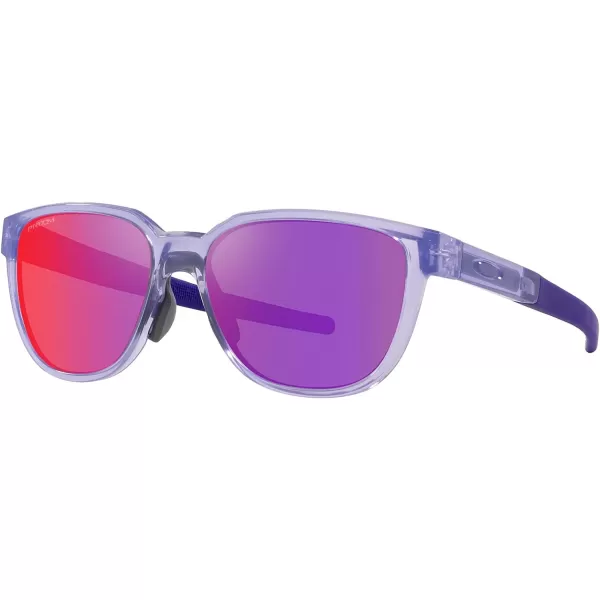 imageOakley Mens Oo9250a Actuator Low Bridge Fit Rectangular SunglassesTransparent LilacPrizm Road