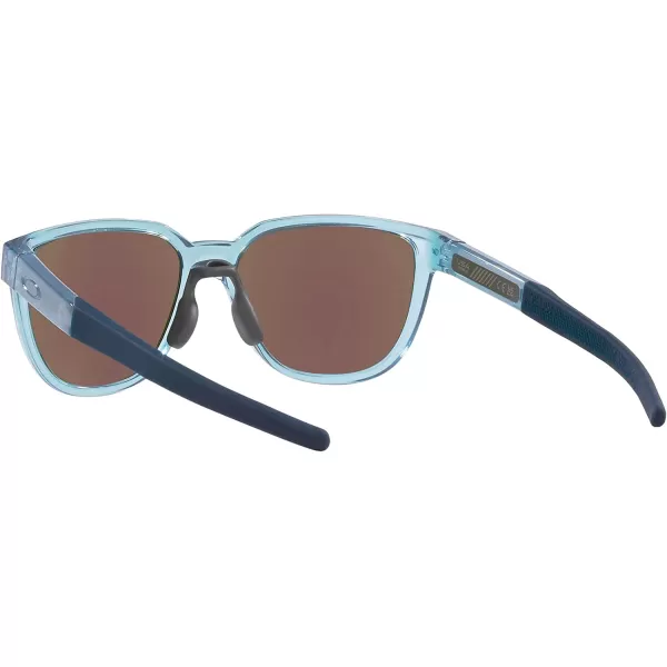 imageOakley Mens Oo9250a Actuator Low Bridge Fit Rectangular SunglassesTransparent StonewashPrizm Sapphire