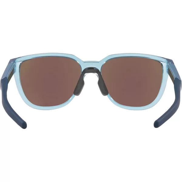 imageOakley Mens Oo9250a Actuator Low Bridge Fit Rectangular SunglassesTransparent StonewashPrizm Sapphire