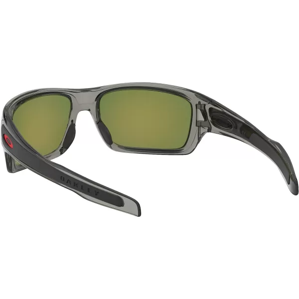 imageOakley Mens Oo9263 Turbine Rectangular SunglassesGrey InkPrizm Ruby Polarized