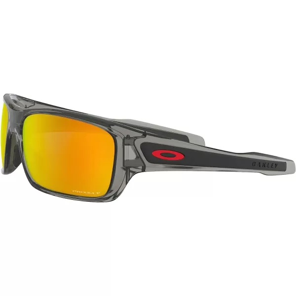 imageOakley Mens Oo9263 Turbine Rectangular SunglassesGrey InkPrizm Ruby Polarized