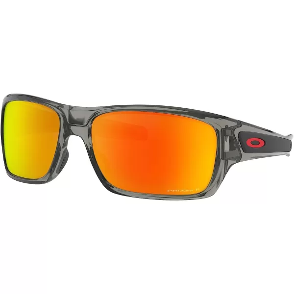 imageOakley Mens Oo9263 Turbine Rectangular SunglassesGrey InkPrizm Ruby Polarized