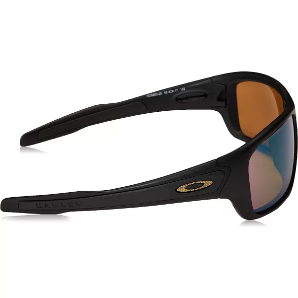 imageOakley Mens Oo9263 Turbine Rectangular SunglassesMatte BlackPrizm Shallow Water Polarized