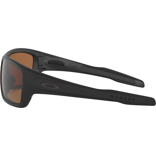 imageOakley Mens Oo9263 Turbine Rectangular SunglassesMatte BlackPrizm Tungsten Polarized