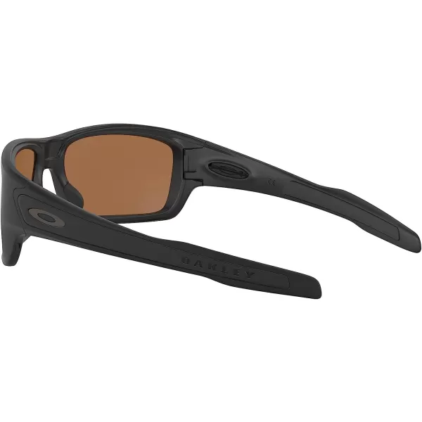 imageOakley Mens Oo9263 Turbine Rectangular SunglassesMatte BlackPrizm Tungsten Polarized