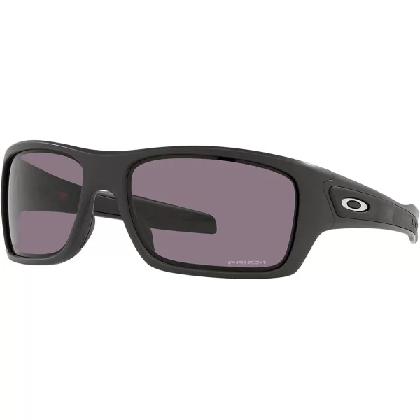 imageOakley Mens Oo9263 Turbine Rectangular SunglassesMatte CarbonPrizm Grey