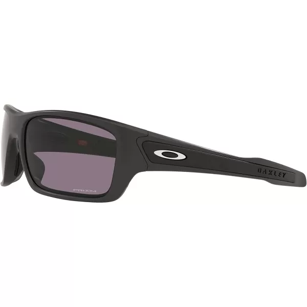 imageOakley Mens Oo9263 Turbine Rectangular SunglassesMatte CarbonPrizm Grey