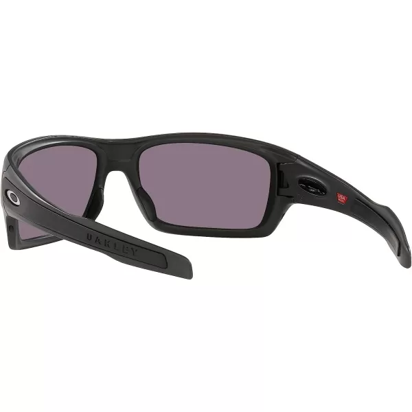 imageOakley Mens Oo9263 Turbine Rectangular SunglassesMatte CarbonPrizm Grey