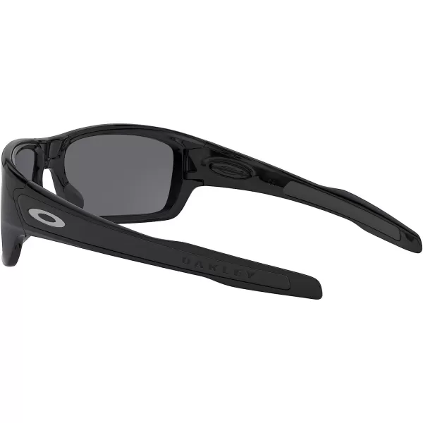 imageOakley Mens Oo9263 Turbine Rectangular SunglassesPolished BlackPrizm Black Polarized