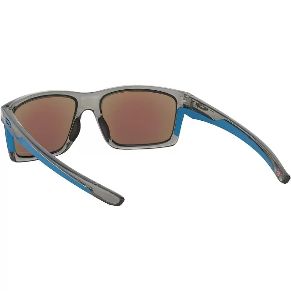 imageOakley Mens Oo9264 Mainlink Rectangular SunglassesGrey InkPrizm Sapphire