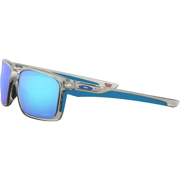 imageOakley Mens Oo9264 Mainlink Rectangular SunglassesGrey InkPrizm Sapphire