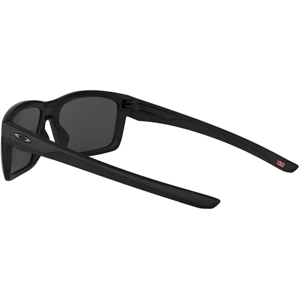 imageOakley Mens Oo9264 Mainlink Rectangular SunglassesMatte BlackPrizm Black Polarized
