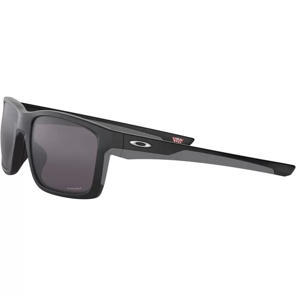 imageOakley Mens Oo9264 Mainlink Rectangular SunglassesMatte BlackPrizm Grey