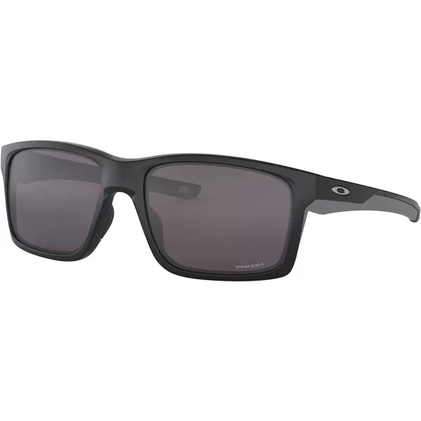 imageOakley Mens Oo9264 Mainlink Rectangular SunglassesMatte BlackPrizm Grey