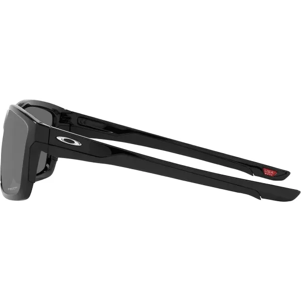 imageOakley Mens Oo9264 Mainlink Rectangular SunglassesPolished BlackPrizm Black